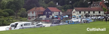 The moorings at Coltishall